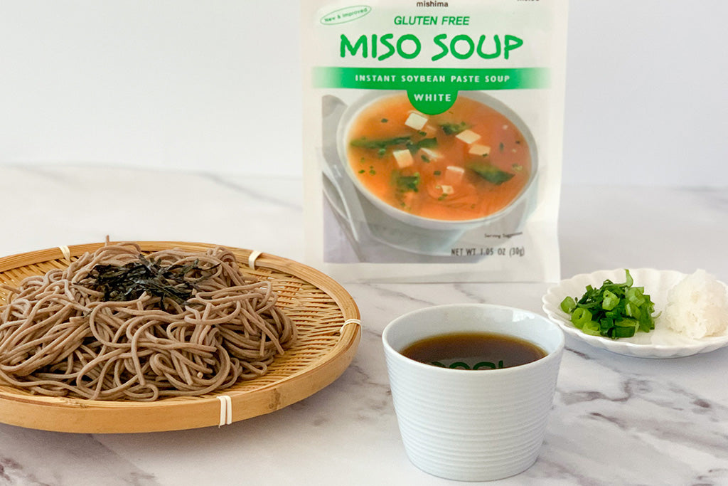 Zaru Soba with White Miso Mentsuyu