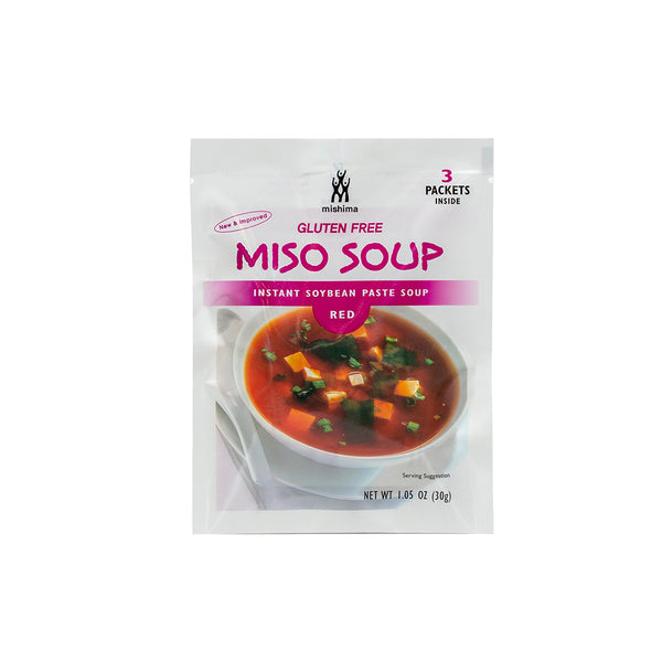 Red Miso Soup-3 Servings 1.05oz (30g) – Mishima Foods USA