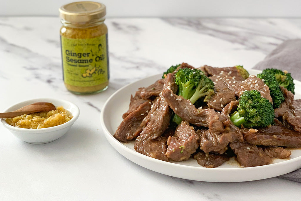 Sesame Ginger Beef and Broccoli