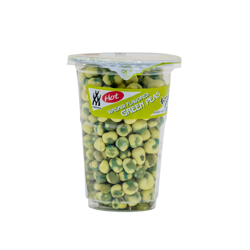 Mishima HOT Wasabi Flavored Roasted Green Peas Snacks – Mishima Mishima HOT Wasabi Flavored Roasted Green Peas Snacks – Mishima