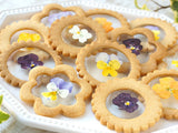 Uzunohana Dried Edible Flowers Viola Mix (50 Petals)