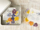 Uzunohana Dried Edible Flowers Viola Mix (50 Petals)