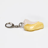 Japanese Imitation Food Key Chain - Camembert Cheese