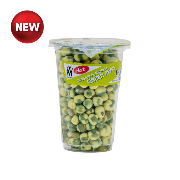Mishima HOT Wasabi Flavored Roasted Green Peas Snacks