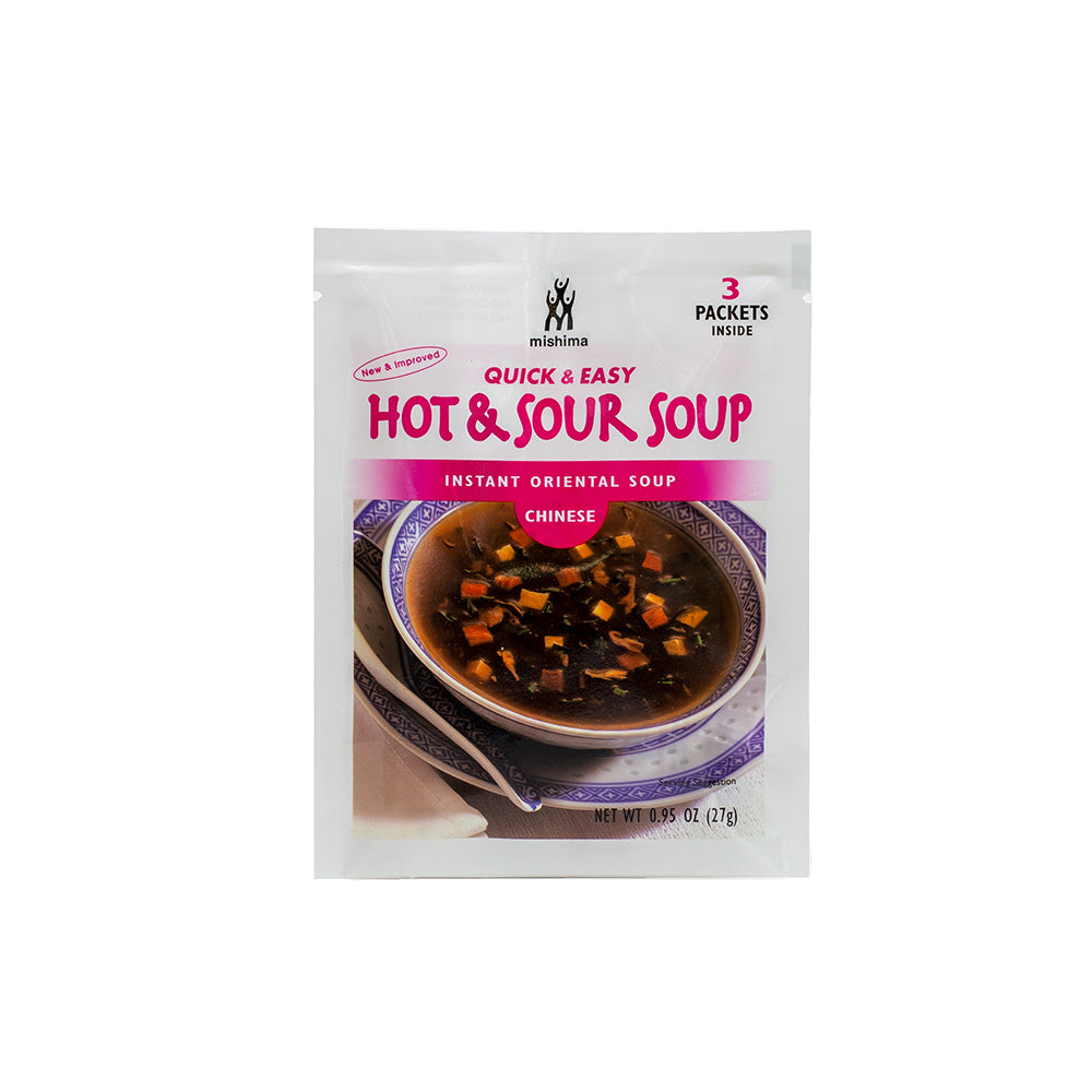 Hot & Sour Soup-3 Servings 0.95oz (27g) – Mishima Foods USA