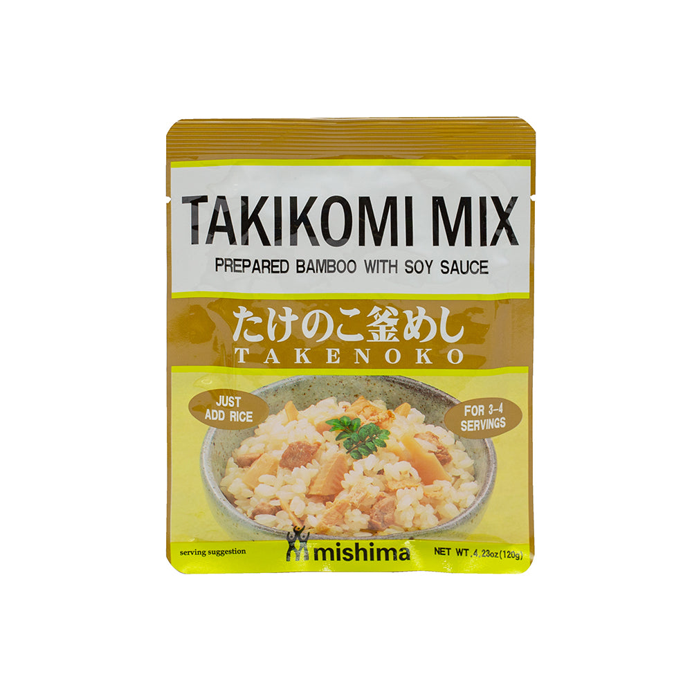 Takikomi Mix Prepared Bamboo with Soy Sauce 4.32oz (120g)