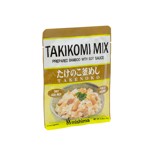 Takikomi Mix Prepared Bamboo with Soy Sauce 4.32oz (120g)
